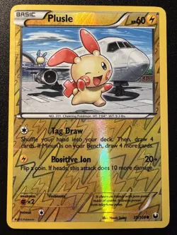 Plusle 39/108 & Minun 40/108 BW Dark Explorers Pokemon Card Reverse Holo Set MP - Image 2