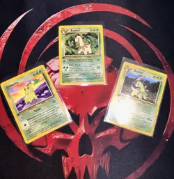 Chikorita 53/111 Bayleef 28/111 Pokemon Neo Genesis 1st Edition Card WOTC NM - Image 1