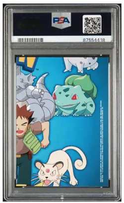 1999 Pokemon Topps James Series 1 Character Cards PSA 8 - Image 2