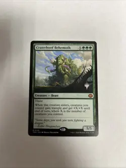 Craterhoof Behemoth Promo Pack Card #0138 MTG LP - Image 1