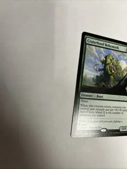 Craterhoof Behemoth Promo Pack Card #0138 MTG LP - Image 5