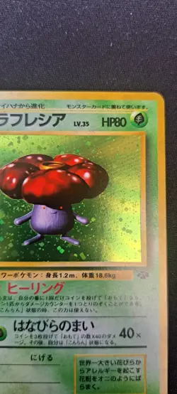 Vileplume Jungle Holo Japanese Pokemon Card Pocket Mosters WOTC No 045 - Image 3