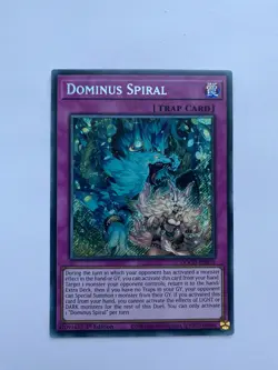 Yugioh DOOD-EN079 Dominus Spiral Secret Rare Card 1st Edition - Image 1