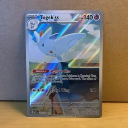 Pokemon Togekiss 235/217 ASC Holo Card 140 HP Wonder Kiss Ability Speed Wing - Image 1