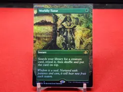 Worldly Tutor (Borderless) Dominaria Remastered Foil NM - Image 1