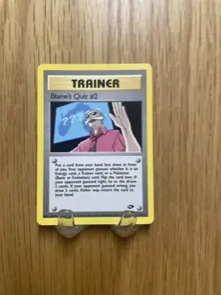 Pokemon TCG Blaine's Quiz #2 Gym Challenge 111/132 Unlimited MP - Image 3