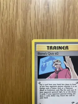 Pokemon TCG Blaine's Quiz #2 Gym Challenge 111/132 Unlimited MP - Image 4