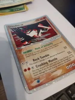 Pokemon Groudon ex 93/101 -- Hidden Legends Holo NO RESERVE !!!!!! - Image 1