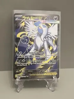 Pokemon TCG Mega Absol EX 161/132 Pokemon Mega Evolution Ultra Rare Full Art - Image 1