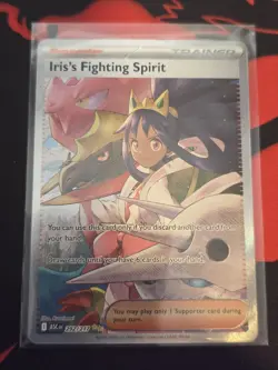 Iris's Fighting Spirit 292 / 217 SIR Pokemon Ascended Heroes NM FRESH PULL - Image 1
