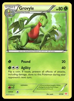 Pokemon Tcg Grovyle #27 Pokemon Latias & Latios 2015 MP - Image 1