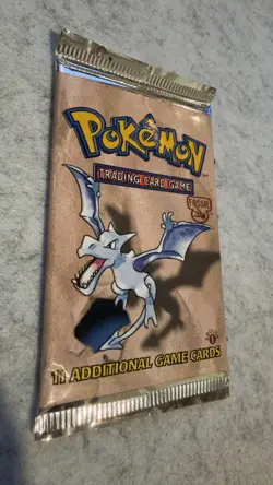Fossil Set 1st Edition Booster Pack 21.02g Aerodactyl Sealed Pokemon WOTC New - Image 1
