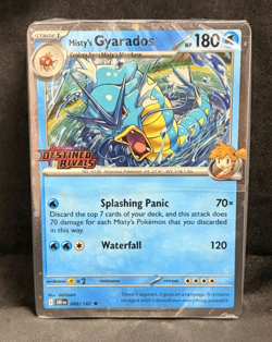 Misty's Gyarados 049/182 Pokemon TCG Destined Rivals Build and Battle Deck - Image 1