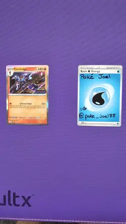 Ceruledge MEP 014 Phantasmal Flames Stamped Prerelease Pokemon Tcg Mep014 LP - Image 3