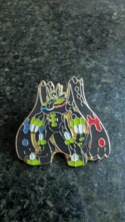Pokemon Zygarde Complete Forme Enamel Pin 2016 - Image 1