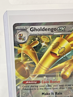 Pokemon TCG Gholdengo EX-139/182-SV04: Paradox Rift Double Rare Holo - Image 5