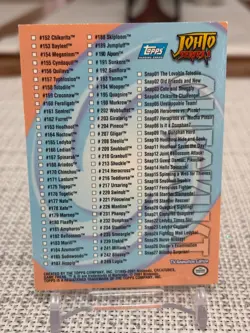 2001 Topps Pokemon Johto Series 1 #CL Ash Ketchum (Blue Logo) LP - Image 2