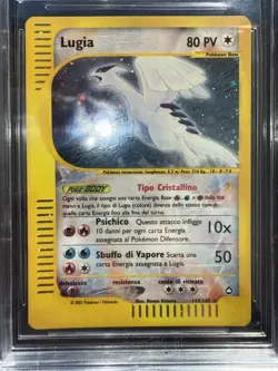 Pokemon Lugia Crystal #149 Holo Aquapolis 2003 ITA BGS 10 PRISTINE POP 1 🇮🇹 - Image 3