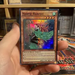 Yugioh Harpie Harpist CROS-EN099 Super Rare 1st Edition VLP-LP - Image 1