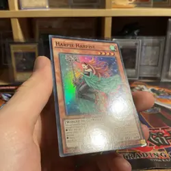 Yugioh Harpie Harpist CROS-EN099 Super Rare 1st Edition VLP-LP - Image 3