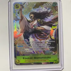 Kouzuki Momonosuke OP06-107 Wings of the Captain One Piece English, NM Condition - Image 1