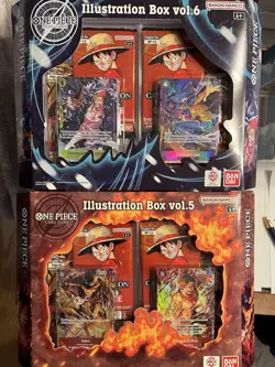 One Piece Illustration Box Vol 5 + Vol 6 Lot Set Of 2 Sealed - Image 1