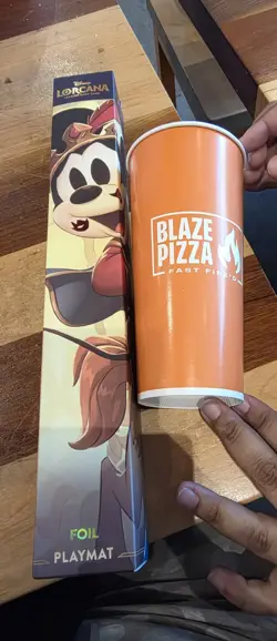 🔥 Disney Lorcana Park Exclusive - Iconic Mickey & Minnie Foil Playmat Sealed !! - Image 1