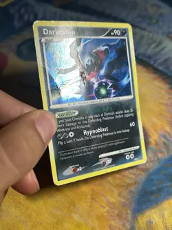 Darkrai DP52 Black Star Promo Cosmos Holo Rare Pokemon Card DMG - Image 3