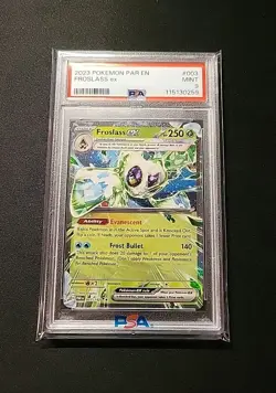 PSA 9 MINT Froslass ex 003/182 Paradox Rift DOUBLE RARE Holo Pokemon Card - Image 1