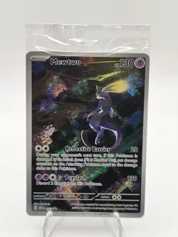Pokemon TCG Mewtwo 052 Scarlet & Violet Promo Holo Card Sealed - Image 1