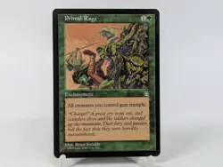 Primal Rage - Stronghold MTG 1998 Vintage Uncommon Card SKU I7EDCF8 - Image 1