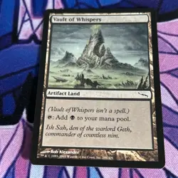 Mtg 4x 🔥🔥 Vault of Whispers 🔥🔥 Mirrodin MT/NM Magic The Gathering - Image 1