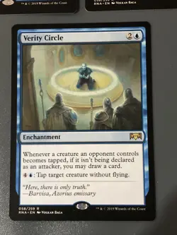 Verity Circle X3 Ravnica Allegiance NM Cond See Pics Front/back - Image 2