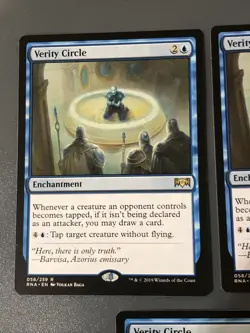Verity Circle X3 Ravnica Allegiance NM Cond See Pics Front/back - Image 4