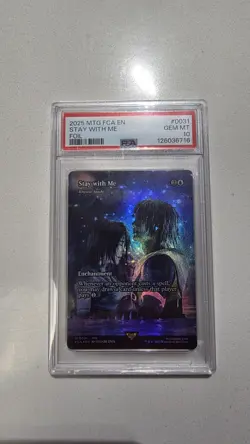 MTG Magic The Gathering Final Fantasy Stay With Me Foil PSA 10 GEM MINT FCA 0031 - Image 1