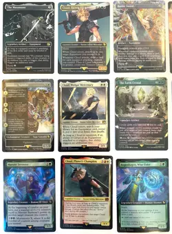 MTG Final Fantasy EDH Commander Deck Builder- Cloud Ex- Soldier Foil Bundle - Image 4