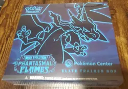 New Phantasmal Flames Pokemon Center Elite Trainer Box ETB Sealed - Image 1