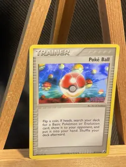 Pokemon 2005 EX Unseen Forces: Poke Ball 87/115 Reverse Holo Foil Rare - LP+ - Image 1