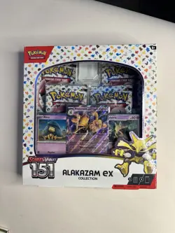 Pokemon 151 Bundle UPC ETB Zaptos Alakazam poster Collection Box Pack Sealed - Image 3