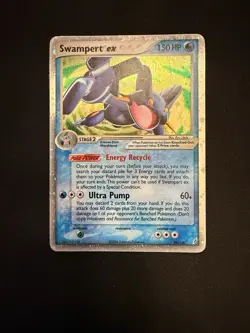 Pokemon TCG Swampert ex 98/100 EX Crystal Guardians Ultra Rare Holo 2006 MP - Image 1