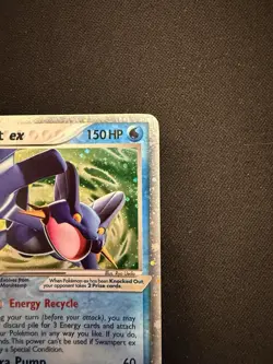 Pokemon TCG Swampert ex 98/100 EX Crystal Guardians Ultra Rare Holo 2006 MP - Image 3