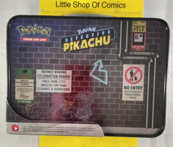Pokemon Detective Pikachu Collector Treasure Chest Lunch Box Tin Sealed TCG - Image 2