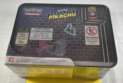 Pokemon Detective Pikachu Collector Treasure Chest Lunch Box Tin Sealed TCG - Image 3