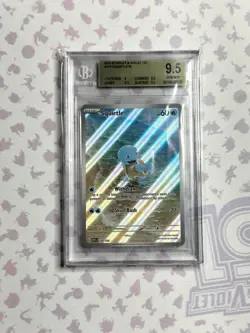 2023 POKEMON MEW EN-151 ILLUSTRATION RARE #170 SQUIRTLE BGS 9.5 GEM MINT PSA - Image 1