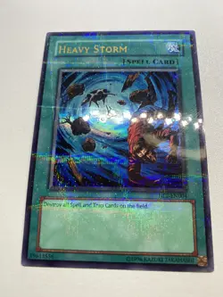Yugioh Heavy Storm HL2-EN004 Ultra Parallel Rare MP Moderately Played - Image 1