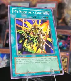 Yu-Gi-Oh Spell My Body as a Shield 1st Edition MFC-092 Magician's Force - Image 2