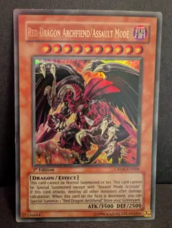 Red Dragon Archfiend/Assault Mode [1st Edition] CRMS-EN004 YuGiOh Crimson Crisis - Image 1
