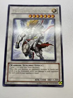 Yu-Gi-Oh! Lightning Warrior Unlimited Rare TU07-EN007 LP - Image 1