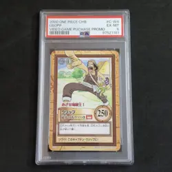 Usopp C-W4 WonderSwan Promo PSA 6 EX-MT One Piece CHB 2000 Japanese - Image 1