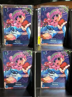 1x ENG Perona OP01-077 (Box Topper) - Romance Dawn One Piece Card Game NM - Image 1